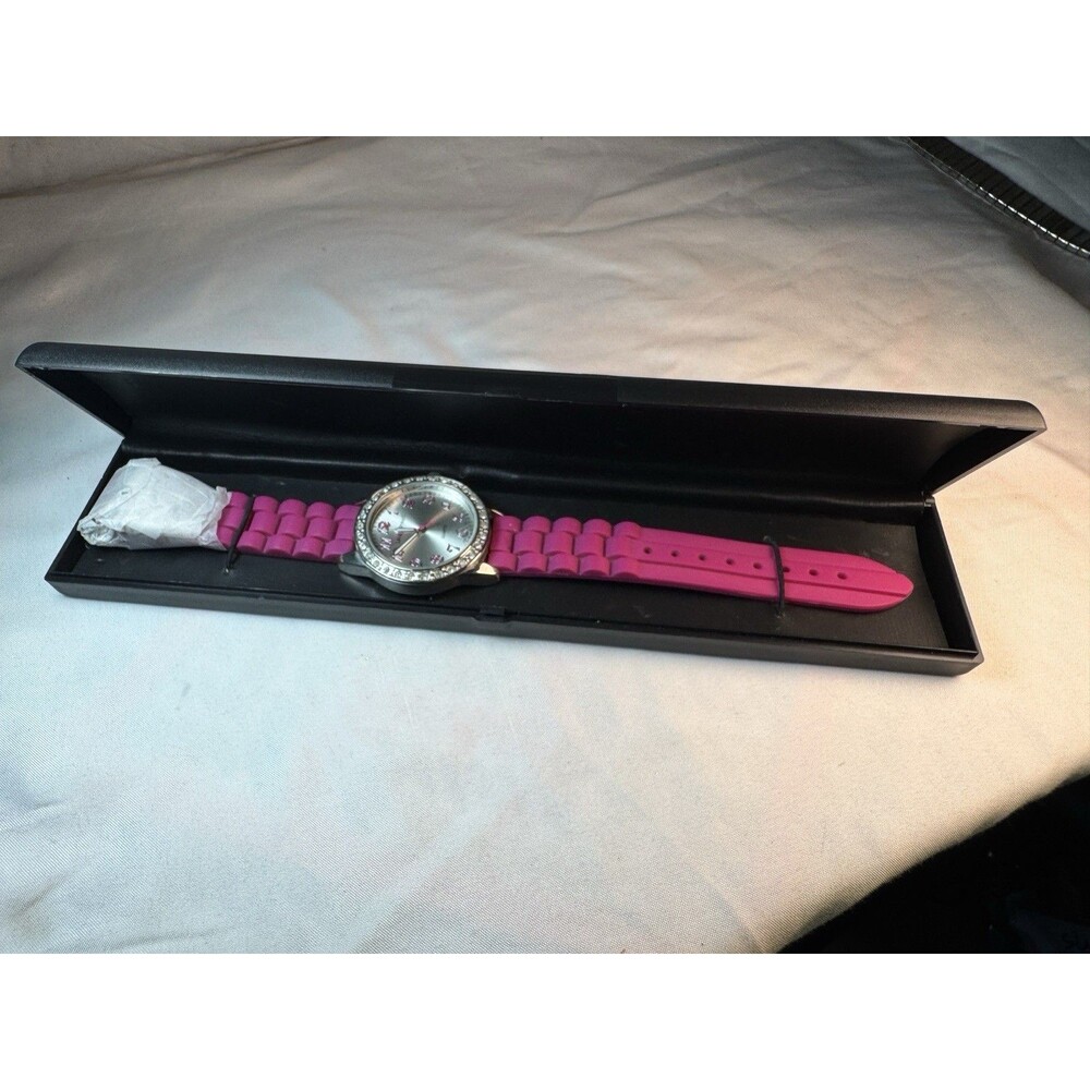Lane Bryant Purple "Bling" Bezel Watch